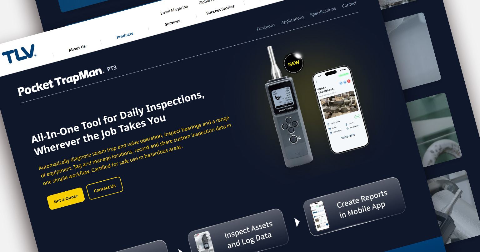 PT3 landing page